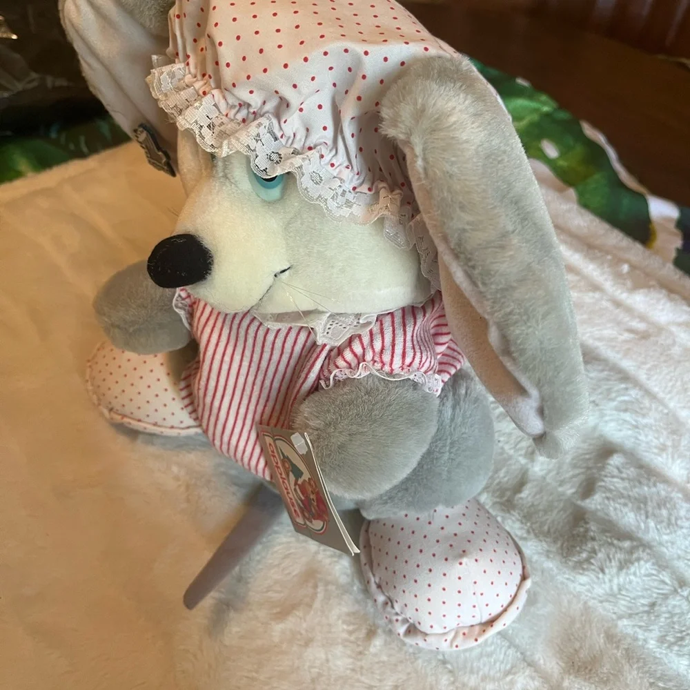 NWT Vintage 1988 Applause Sugarplum Holly 12” Christmas Decor Stuffed Plush Toy